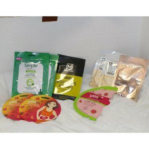 Lot of 9 Face Masks 2 Destress Masks, 1 After Elements, 3 Masque Bar & 3 Yes to